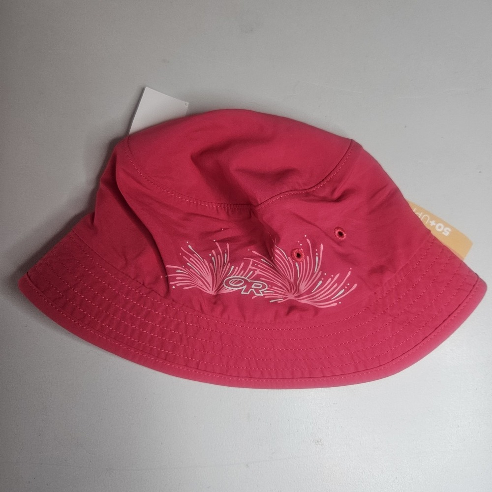 Outdoor‎ Research Kids Solstice Sun Bucket Hat 3-6yrs Desert Sunrise Pink UPF50+